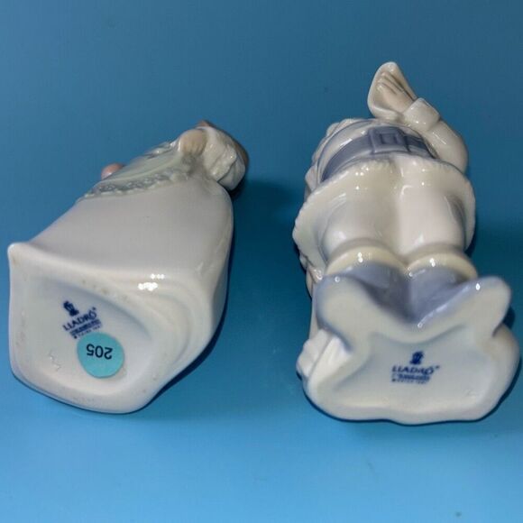 Lot of 2 LLADRO Christmas Ornaments Santa 5842 & Mrs Santa Claus 5939 with Box - Picture 7 of 8